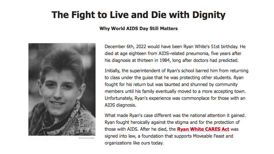 The Fight to Live and Die with Dignity – Why World AIDS Day Still Matters