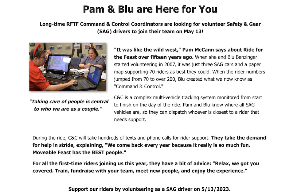 Pam & Blu are Here for You