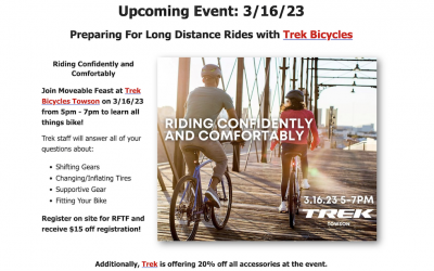 Preparing For Long Distance Rides with Trek Bicycles