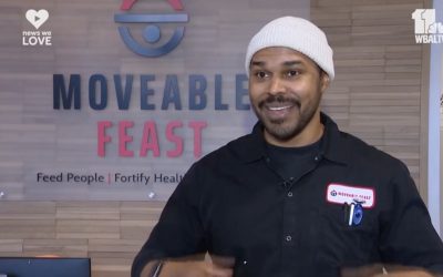 APGFCU employees fill Moveable Feast to pack meals for people in need