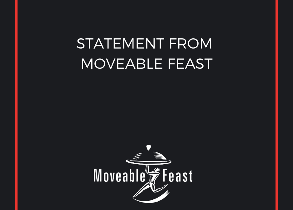 STATEMENT FROM MOVEABLE FEAST